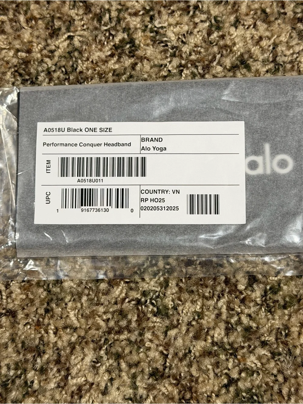 ALO Yoga Performance Headband - black